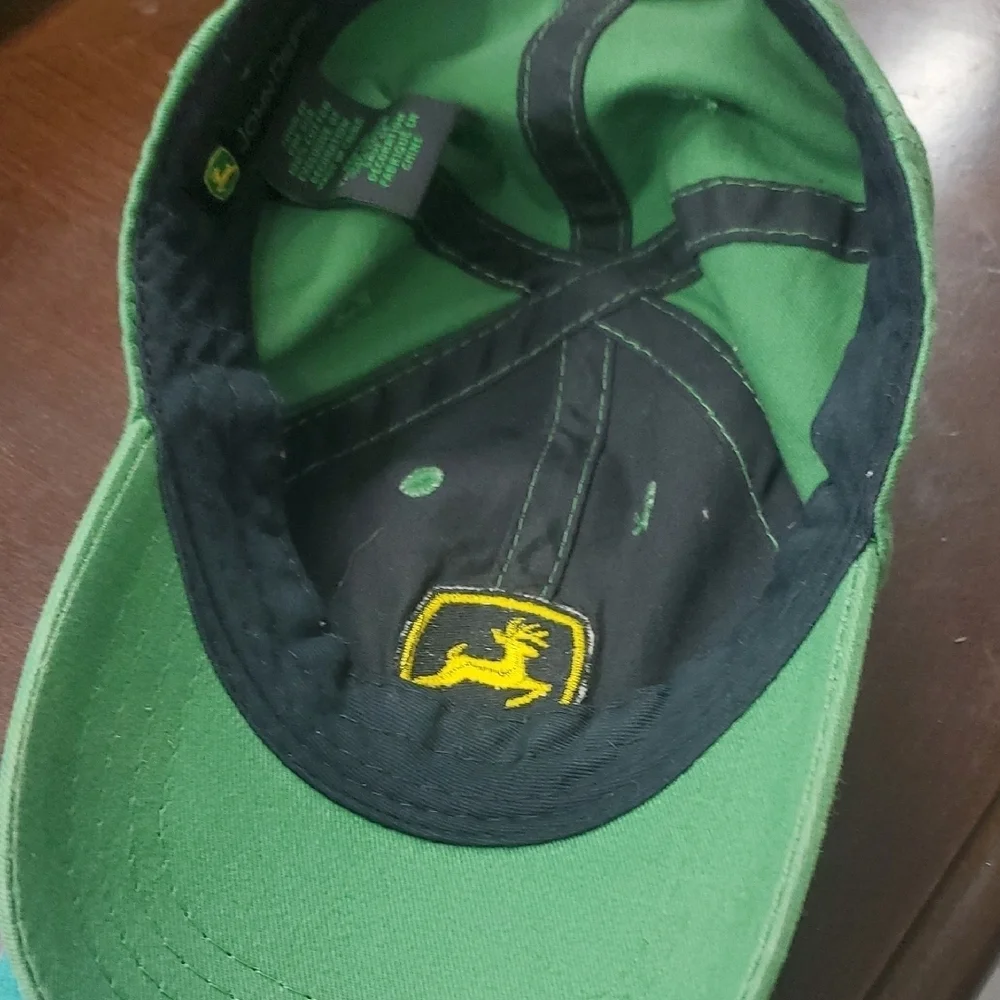 John Deere Green Hat with Iconic Logo